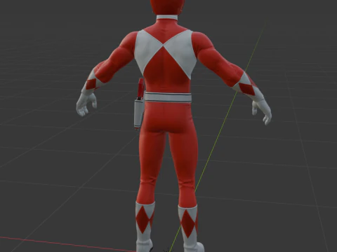 Red Ranger - Fortnite 3D Model