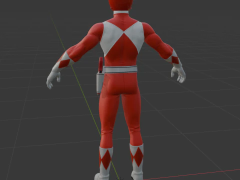 Red Ranger - Fortnite 3D Model