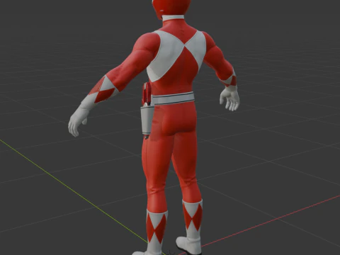 Red Ranger - Fortnite 3D Model