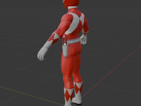 Red Ranger - Fortnite Model 3D