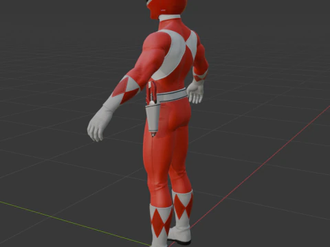 Red Ranger - Fortnite 3D Model