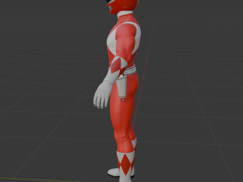Red Ranger - Fortnite Model 3D