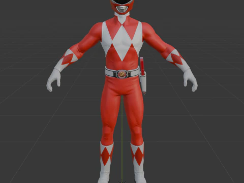 Red Ranger - Fortnite 3D Model