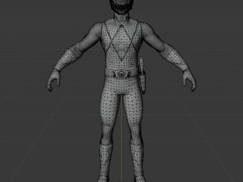 Red Ranger - Fortnite 3D Model