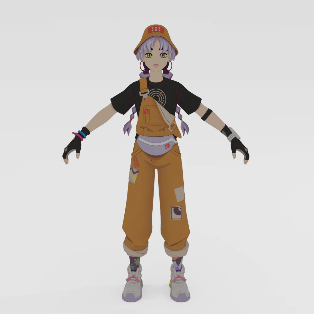 Mae - Fortnite 3D Model .c4d .max .obj .3ds .fbx .stl .blend 