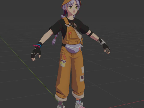 Mae - Fortnite 3D Model