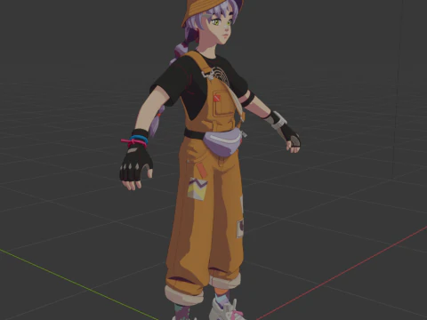 Mae - Fortnite 3D Model