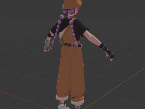 Mae - Fortnite 3D 모델