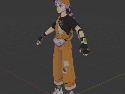 Mae - Fortnite 3D 모델