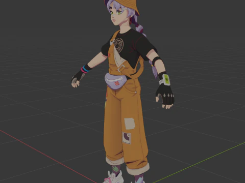 Mae - Fortnite 3D Model