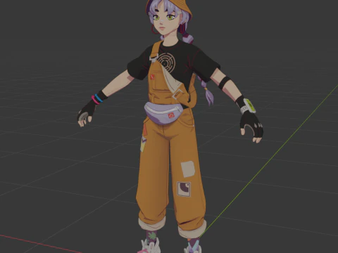 Mae - Fortnite 3D Model