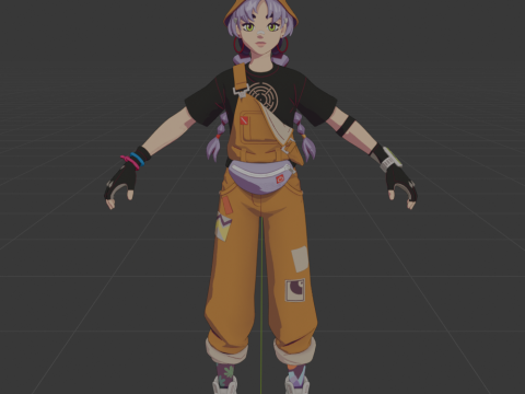 Mae - Fortnite 3D 모델