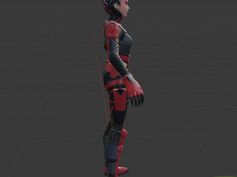 Scarlet Serpent - Fortnite 3D Model