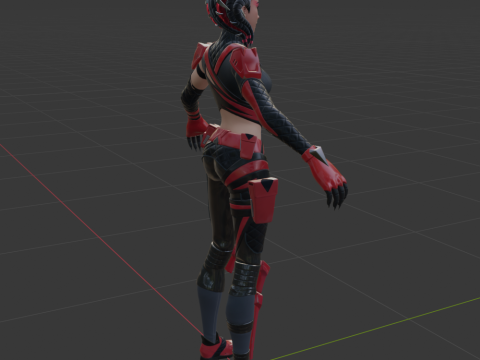 Scarlet Serpent - Fortnite 3D Model