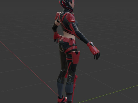 Scarlet Serpent - Fortnite 3D Model