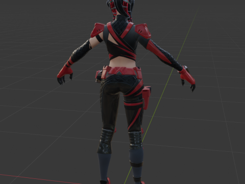 Scarlet Serpent - Fortnite 3D Model