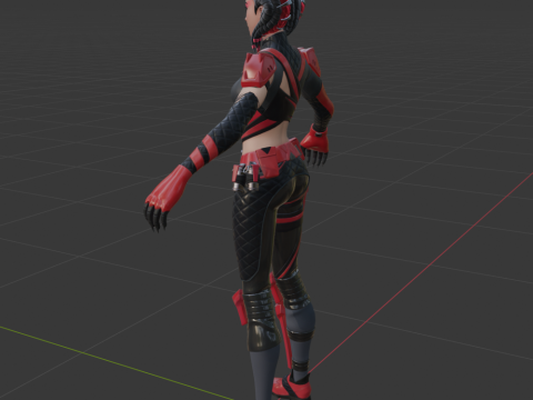 Scarlet Serpent - Fortnite 3D Model