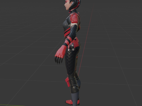 Scarlet Serpent - Fortnite 3D Model