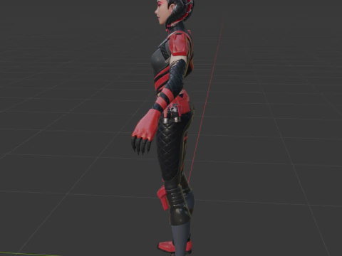 Scarlet Serpent - Fortnite 3D Model