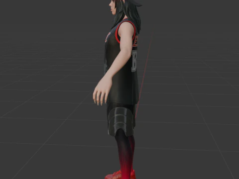 Red Roots Billie - Fortnite 3D Model