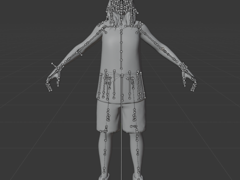 Red Roots Billie - Fortnite 3D Modell