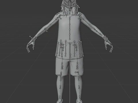 Red Roots Billie - Fortnite 3D Model