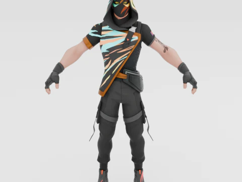 Buscador de Campe&atilde;o FNCS - Fortnite Modelo 3D