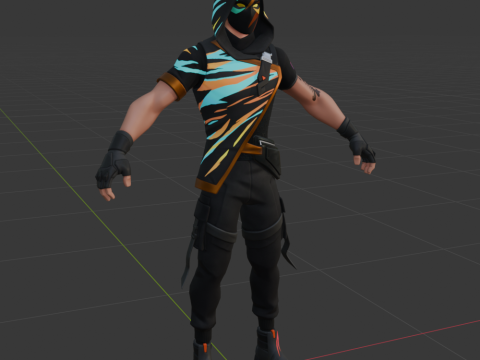 FNCS Champion Seeker - Fortnite 3D 模型