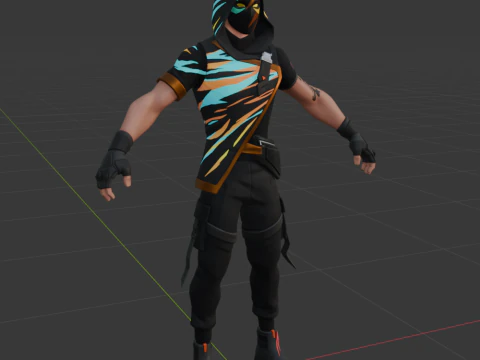FNCS Champion Seeker - Fortnite 3D Model