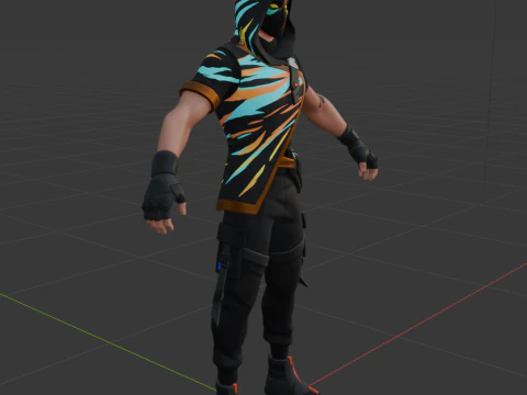 FNCS Champion Seeker - Fortnite 3D Model