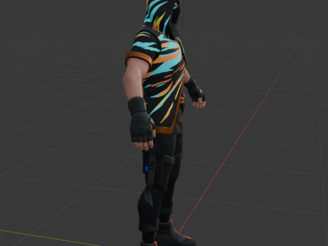 FNCS Champion Seeker - Fortnite 3D Model