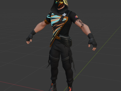 FNCS Champion Seeker - Fortnite 3D 模型