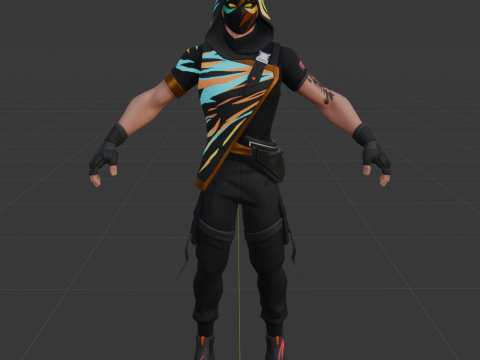 FNCS Champion Seeker - Fortnite 3D 模型