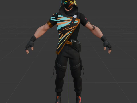 FNCS Champion Seeker - Fortnite 3D Model