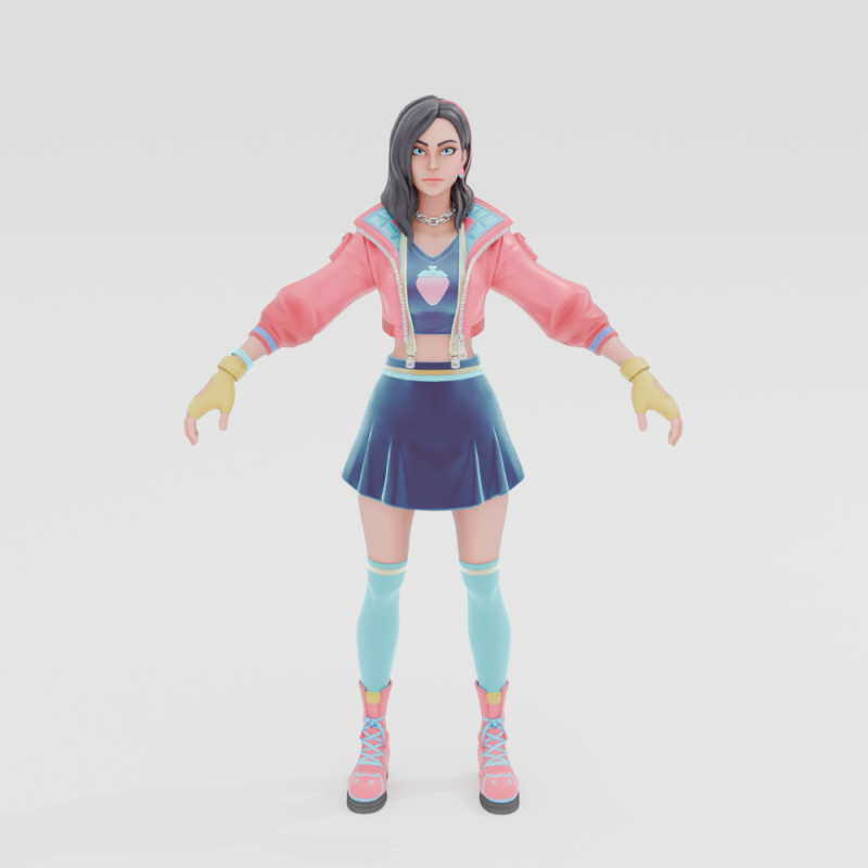 Rox - 堡垒之夜 3D 模型 .c4d .max .obj .3ds .fbx .stl .blend 