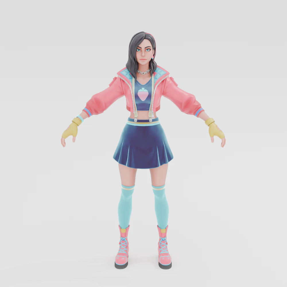 Rox - Fortnite 3D Model .c4d .max .obj .3ds .fbx .stl .blend 