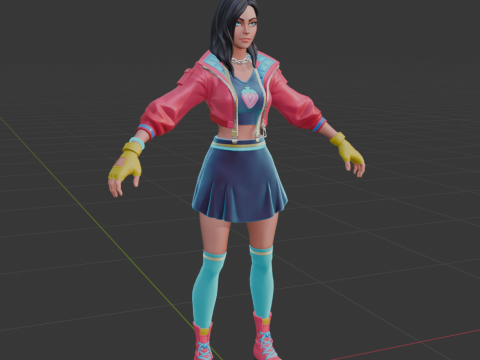 Rox - 堡垒之夜 3D 模型