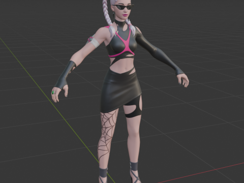 Sabina - Fortnite 3D 模型