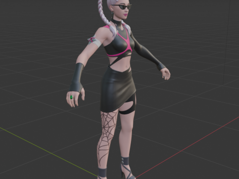 Sabina - Fortnite 3D 模型