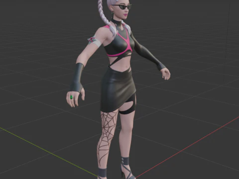 Sabina - Fortnite 3D Model