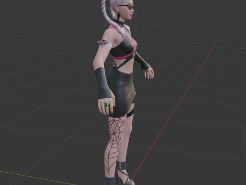 Sabina - Fortnite 3D 模型