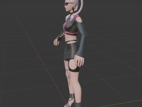 Sabina - Fortnite 3D 模型