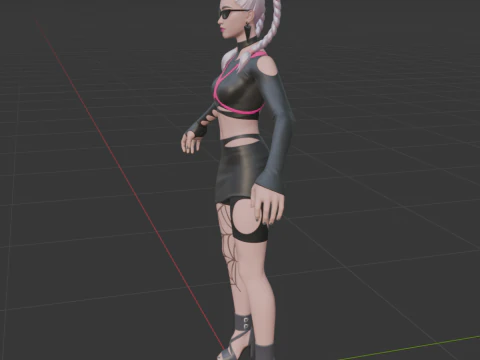 Sabina - Fortnite 3D Model