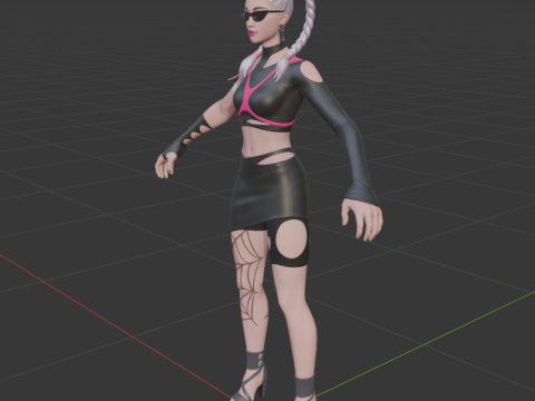 Sabina - Fortnite 3D 模型