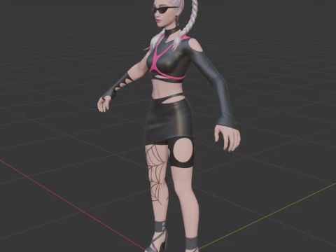 Sabina - Fortnite 3D Model