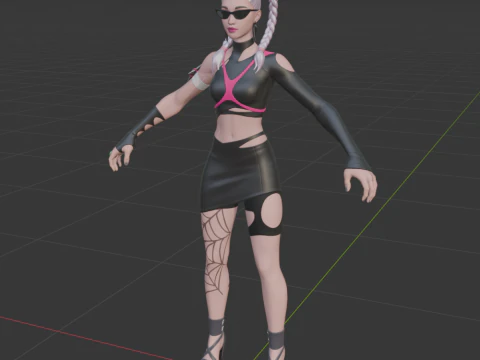 Sabina - Fortnite 3D Model