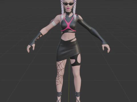 Sabina - Fortnite 3D Model