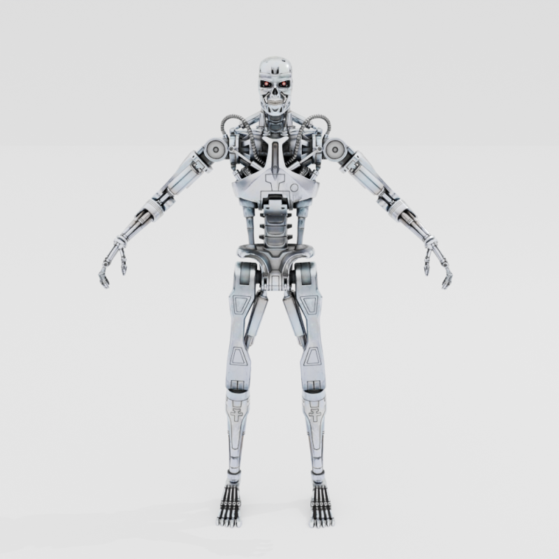 T-800 - Fortnite 3D Модель .c4d .max .obj .3ds .fbx .stl .blend