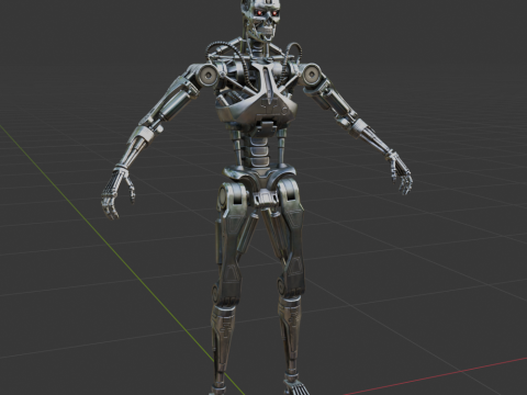 T-800 - Fortnite 3D Модель