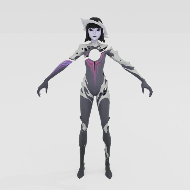 Astrea - Fortnite 3D Model .c4d .max .obj .3ds .fbx .stl .blend 